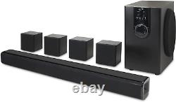 5.1 Home Theater System with Bluetooth, 6 Surround Speakers, Wall Mountable, Inc