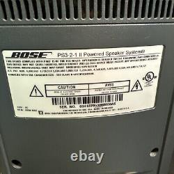 BOSE AV3-2-1 II Media Center Cinemate GSX II Powered Speaker System DVD & More