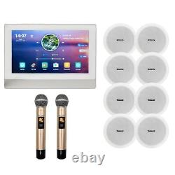 Bluetooth-Amplifier Stereo Touch Screen Ceiling Speaker System Home Theater