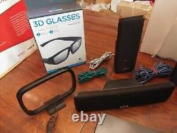 Complete 250 Watt RCA 10pc DVD Home Theater System RTD317W, 3D Glasses