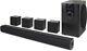 Home Theater System 6 Surround Speakers 5.1 Bluetooth Dolby Atoms High Sounds