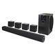 Ilive 5.1 Home Theater System With Bluetooth, 6 Surround Speakers, Wall