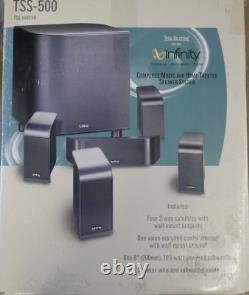 Infinity TSS-500CH Home Theater Speaker System Charcoal CIB Barely Used
