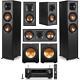 Klipsch Reference 5.2 Home Theater System, Black With Denon Avr-s970h 7.2 Receiver