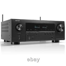 Klipsch Reference 5.2 Home Theater System, Black with Denon AVR-S970H 7.2 Receiver