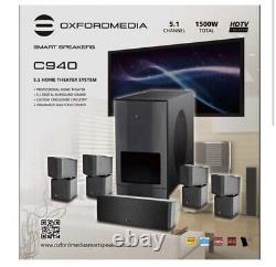 Oxfordmedia 5.1 Home Theater System 1500 Total Watt System