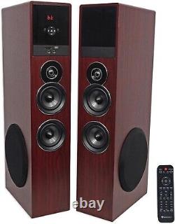 Rockville TM80C Bluetooth Home Theater Tower Speaker System+(2) 8 Subwoofers