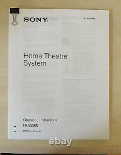 Sony Bravia HT-SS360 5.1 Channel Home Theater System Excellent Condition