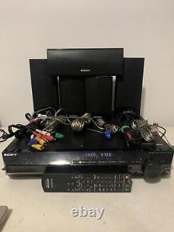 Sony DAV-HDX285 Home Theater System Receiver 5 Disc Changer DVD Player TESTED