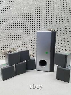Sony Home Theater Sound System SS-WS10 / SS-TS10 Subwoofer & Speakers WORKING $$