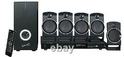 Supersonic SC-37HT 5.1 Channel Multi-Zone DVD Home Theater System Brand New
