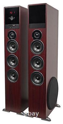 Tower Speaker Home Theater System withSub For Sony X800E Television TV-Wood
