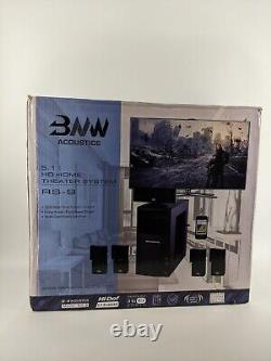BNW Acoustics 5.1 Système de cinéma maison HD RS-9 Noir