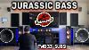 Jurassic T Rex Bass Crazy Système De Cinéma Maison Avec 2 Subs De 33 Stomping The House Down