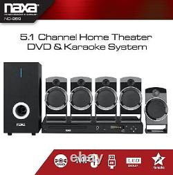 ND-859 Système de cinéma maison DVD / Lecteur de médias numériques et système de karaoké à 5.1 canaux