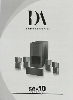Nouveau système de cinéma maison HD 5.1 de la série Platine Danon Acoustics SC-10