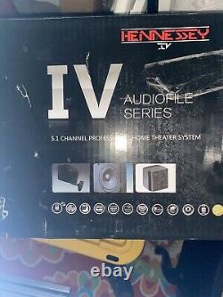 Série audio Hennessey IV Audiofile 5.1 canaux Système de cinéma maison NEUF dans une boîte ouverte