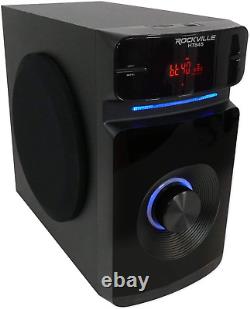 Système audio Home cinéma Bluetooth HTS45 800W 5.1 canaux + Subwoofer, noir