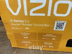 Système de barre de son pour cinéma maison VIZIO V514X-K6 avec Dolby Audio en 5.1 canaux.