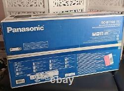 Système de cinéma maison Panasonic vintage avec lecteur Blu-Ray SC-BT100 en état neuf de marque.