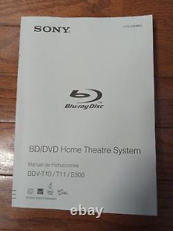 Système de cinéma maison Sony BDV-E300 Blu-ray/DVD entièrement fonctionnel, en bon état