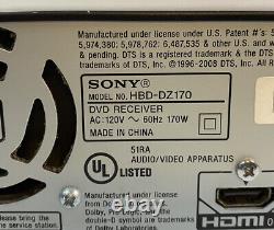 Système de cinéma maison Sony DVD HDMI avec son surround modèle HBD-DZ170 avec télécommande testée
