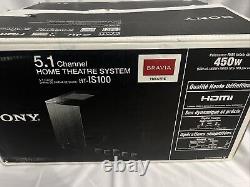 Système de cinéma maison Sony Micro Surround 5.1 inutilisé avec boîte HT-IS100 Bravia