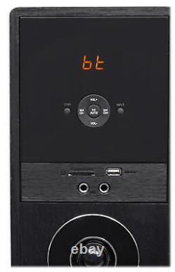 Système de cinéma maison avec enceinte tour et caisson de basses pour téléviseur Samsung Q6F-TV noir