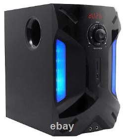 Système de cinéma maison/karaoké Bluetooth Rockville HTS56 1000w 5.1 canaux + microphones JBL