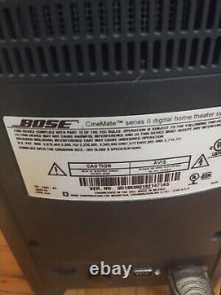Système de cinéma maison numérique Bose CineMate GS Series II + télécommande ŒUVRES COMPLÈTES