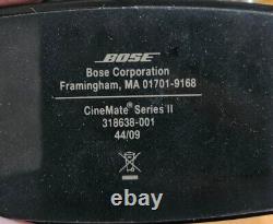 Système de cinéma maison numérique Bose CineMate Series II avec module d'interface + télécommande