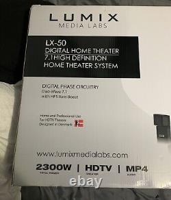 Système de cinéma maison numérique LUMIX LX-50 7.1 avec haute définition